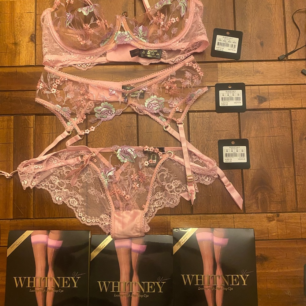 Honey Birdette Whitney Unicorn, Limited Edition, Pre-Playboy, Lingerie Set